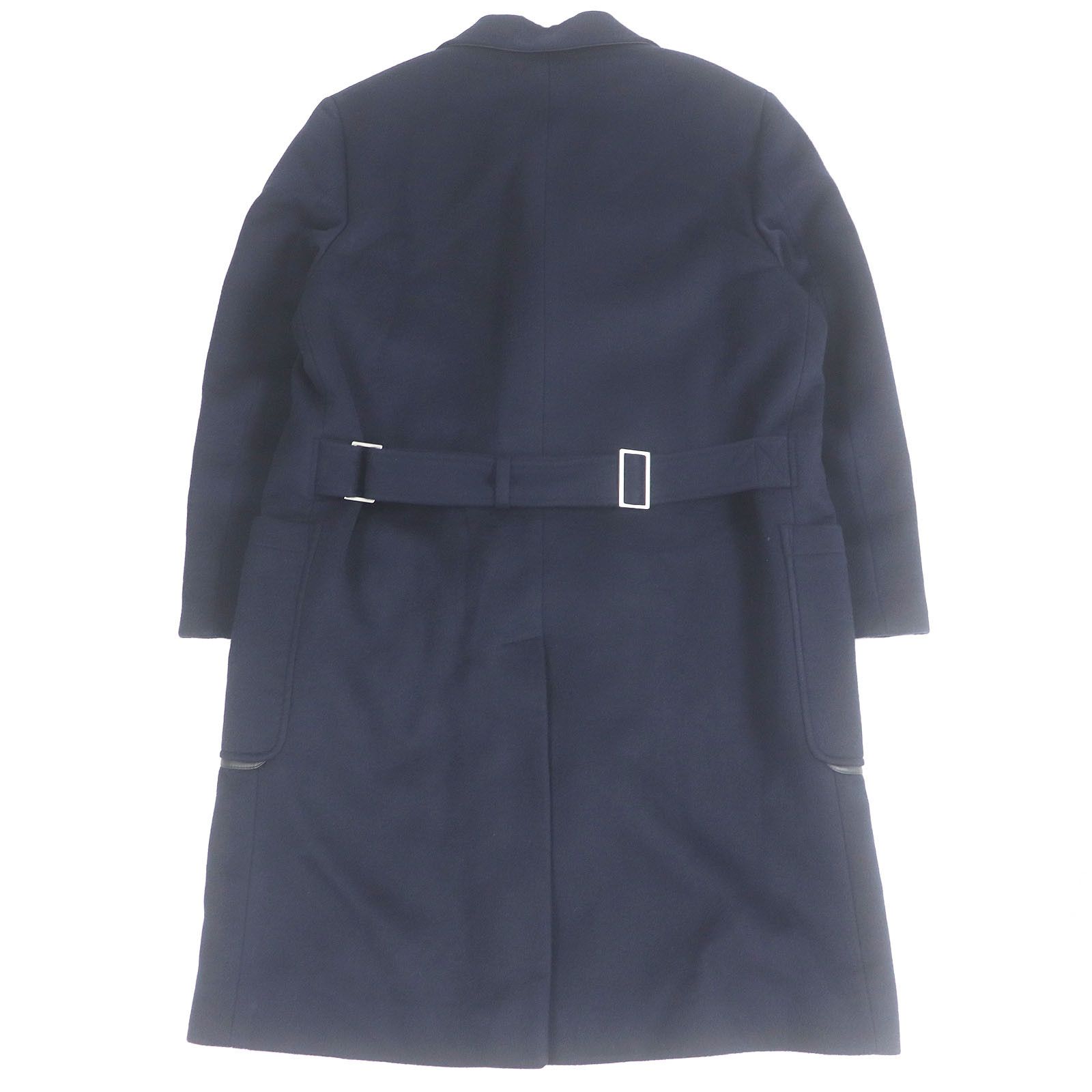 Hermes Hermes Hermes Chester Partial Lamb Leather Coat Leather Outerwear DUTY FREE for USA Size ONE SIZE - 4 Thumbnail