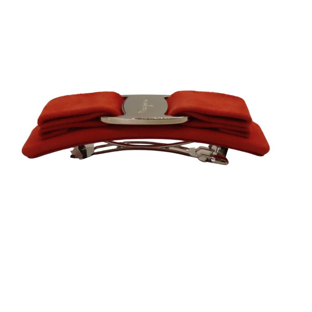 Salvatore Ferragamo Salvatore Ferragamo Salvatore Ferragamo Bow Barrette Hair Accessory Suede Other DUTY FREE for USA Size ONE SIZE - 5 Thumbnail