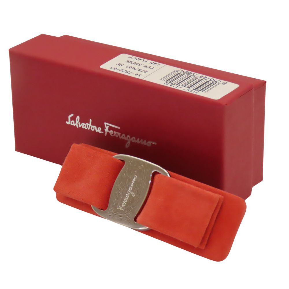 Salvatore Ferragamo Salvatore Ferragamo Salvatore Ferragamo Bow Barrette Hair Accessory Suede Other DUTY FREE for USA Size ONE SIZE - 6 Thumbnail