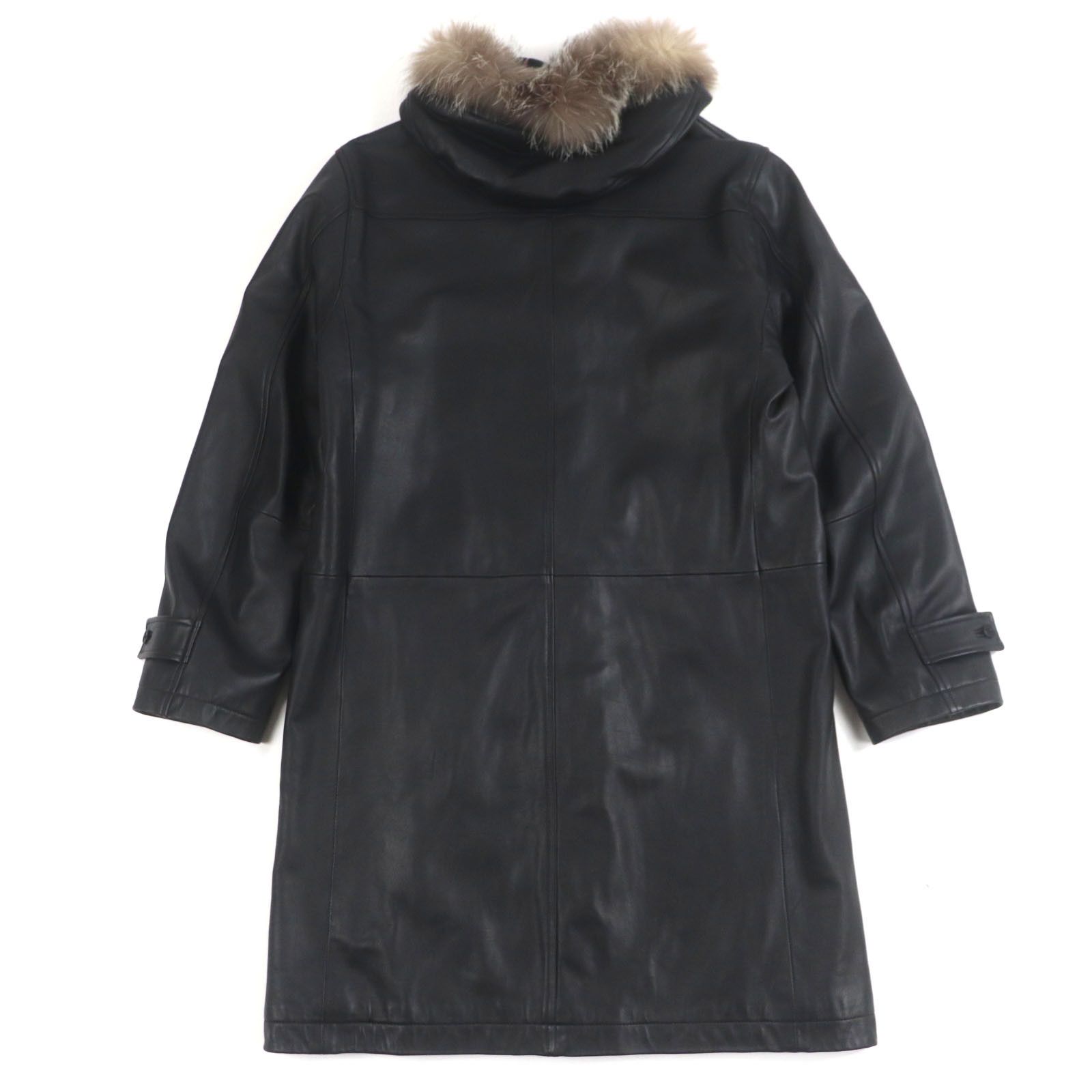 Burberry Burberry Burberry Black Label Sheep Leather Coat Leather Outerwear DUTY FREE for USA Size ONE SIZE - 3 Thumbnail