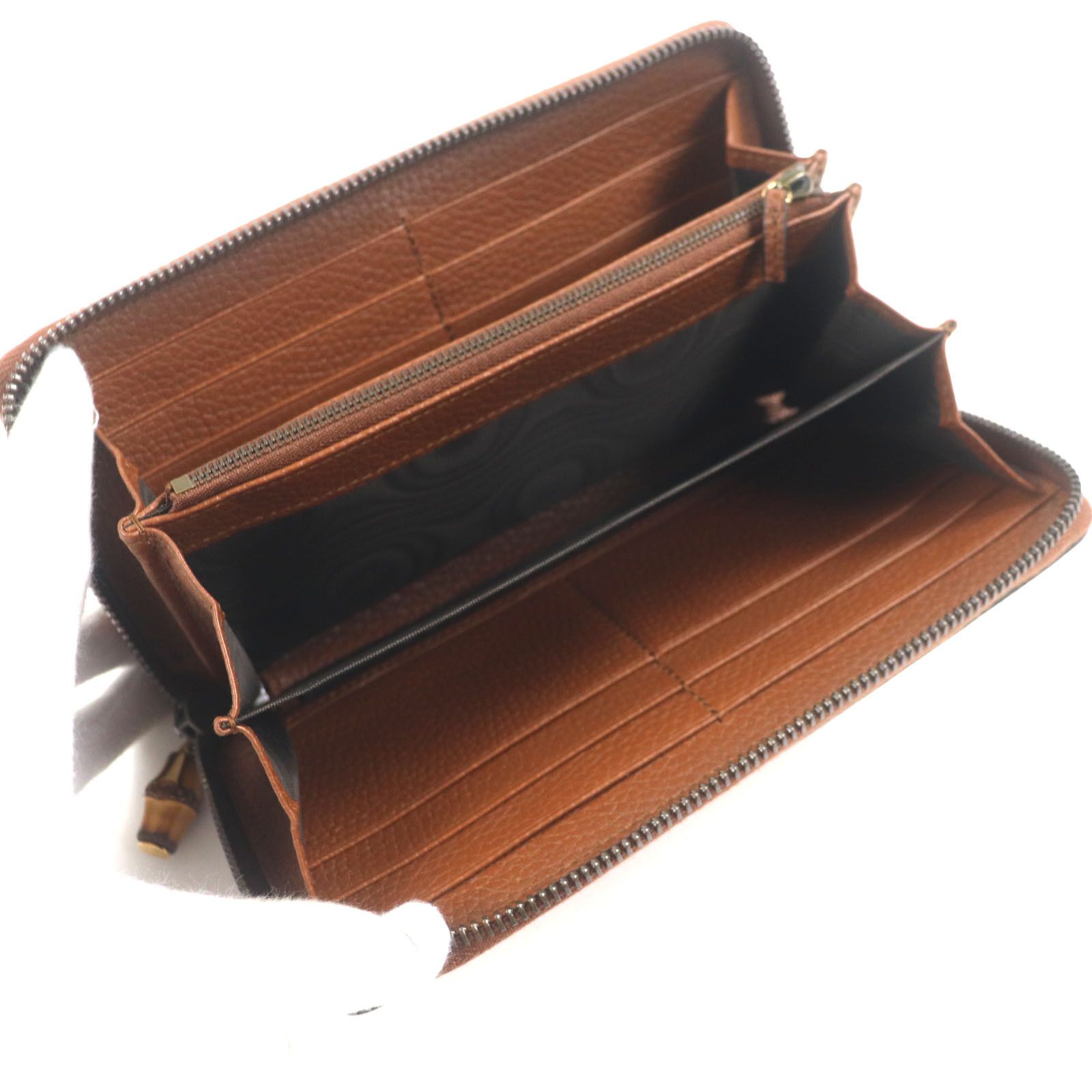 Gucci Gucci Gucci Bamboo Leather Wallet Leather Short Wallet 739499 DUTY FREE for USA Size ONE SIZE - 5 Thumbnail