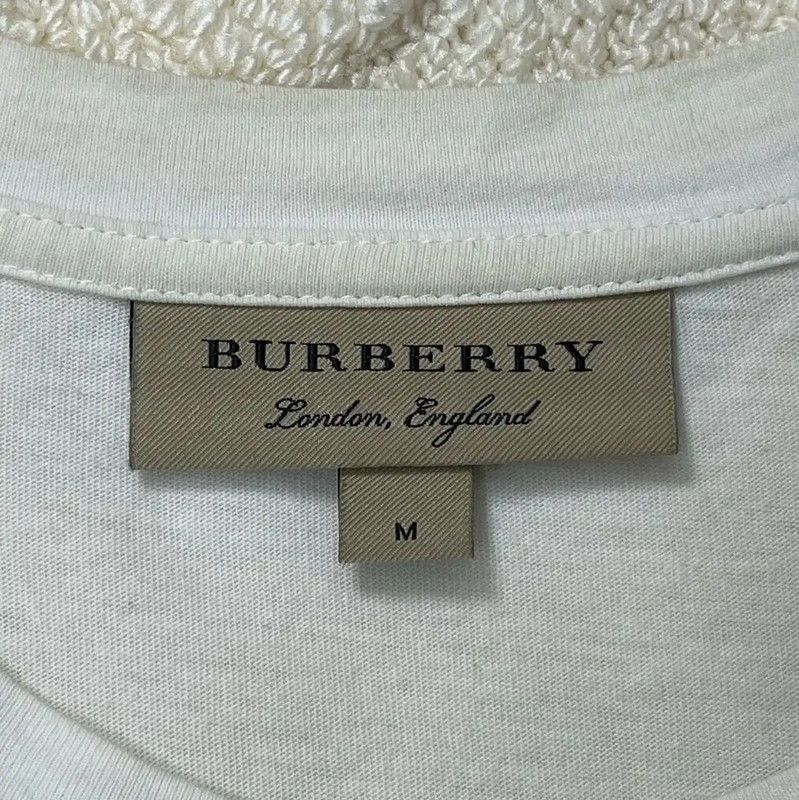 Burberry Burberry White Women's T-Shirt with Logo Size M / US 6-8 / IT 42-44 - 3 Thumbnail