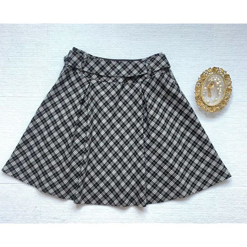 Burberry Burberry Black Wool Midi Skirt Size 26" / US 2 / IT 38 - 4 Thumbnail