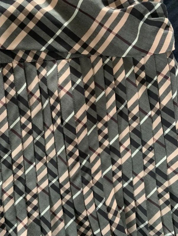 Burberry Burberry Colorblock Pleated Skirt Size 23" - 3 Thumbnail