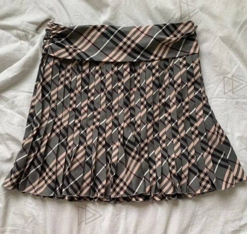 Burberry Burberry Colorblock Pleated Skirt Size 23" - 2 Thumbnail