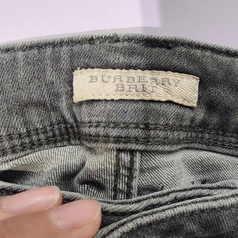 Burberry Burberry Women's Gray Denim Jeans Size S Size 26" / US 2 / IT 38 - 4 Thumbnail