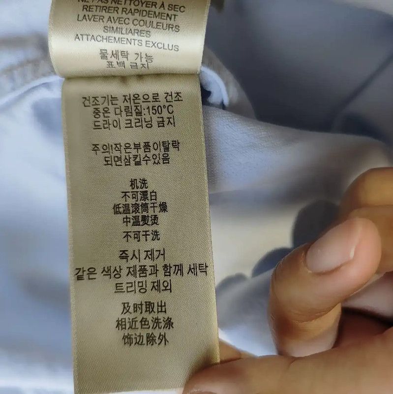 Burberry Burberry Light Blue Polyester Women's Shirt Size M / US 6-8 / IT 42-44 - 8 Thumbnail