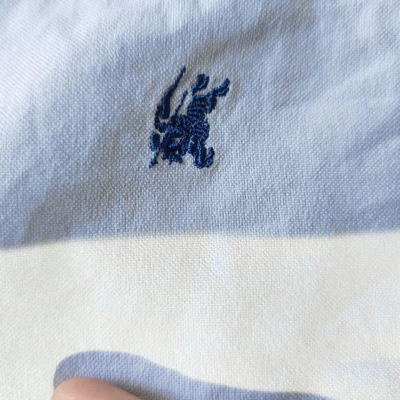 Burberry Burberry Light Blue Polyester Women's Shirt Size M / US 6-8 / IT 42-44 - 5 Thumbnail