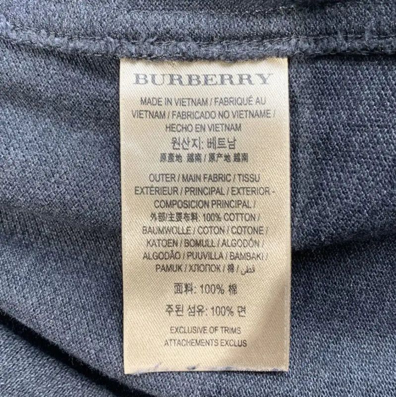 Burberry Burberry Dark Gray Cotton Women’s T-Shirt Size S / US 4 / IT 40 - 5 Thumbnail