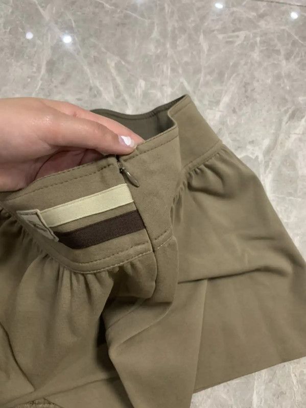 Burberry Burberry Green Cotton Women's Mini Skirt Size 24" / US 00 / IT 34 - 6 Thumbnail