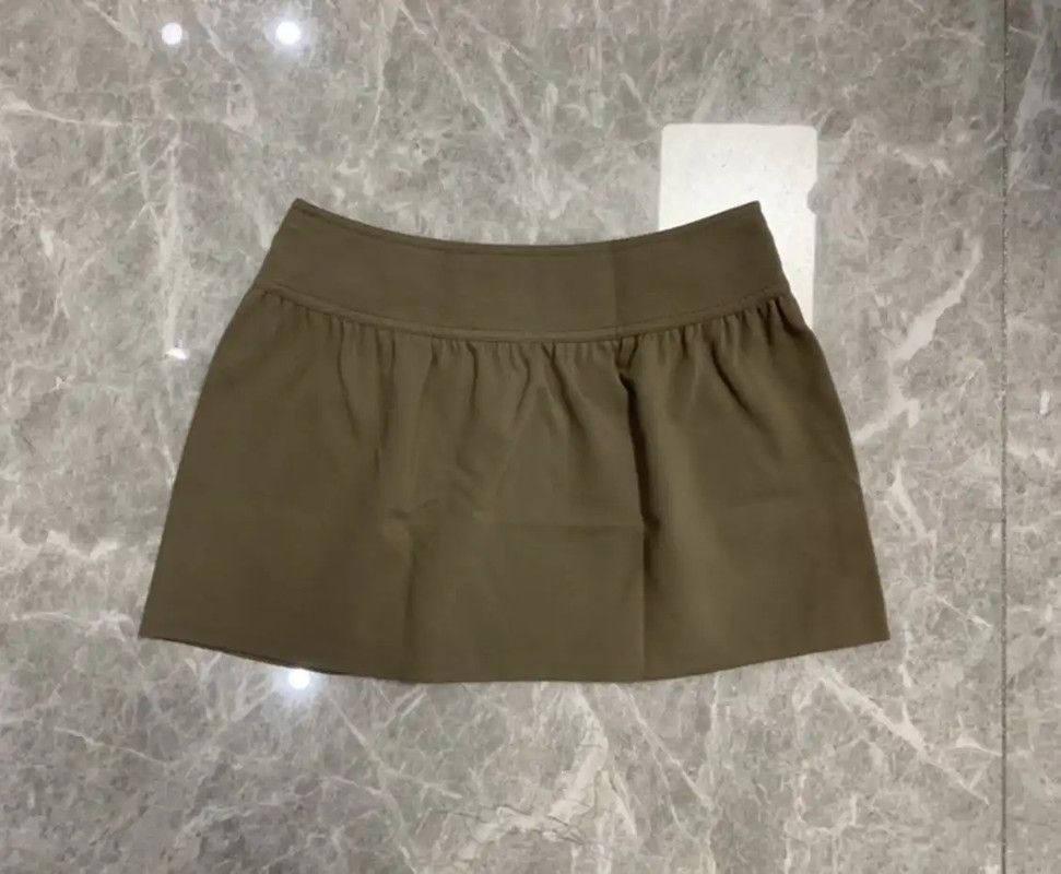 Burberry Burberry Green Cotton Women's Mini Skirt Size 24" / US 00 / IT 34 - 2 Thumbnail