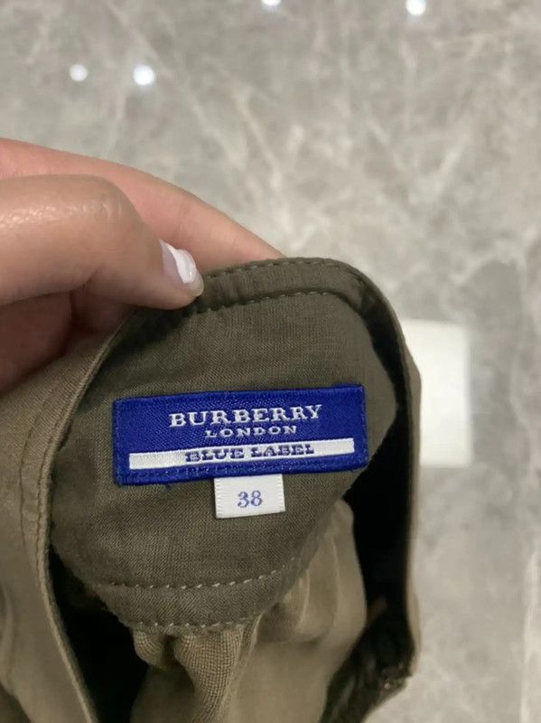 Burberry Burberry Green Cotton Women's Mini Skirt Size 24" / US 00 / IT 34 - 5 Thumbnail