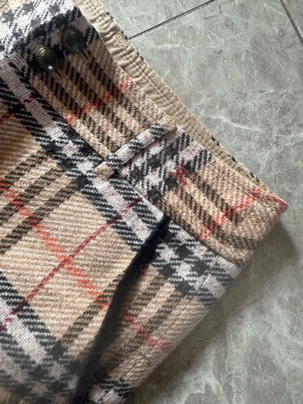 Burberry Burberry Women's Khaki Wool Blend Shorts Size 23" - 4 Thumbnail