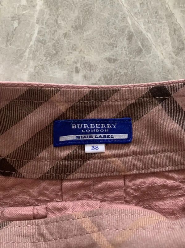 Burberry Burberry Pink Cotton Women's Mini Skirt Size 23" - 7 Thumbnail