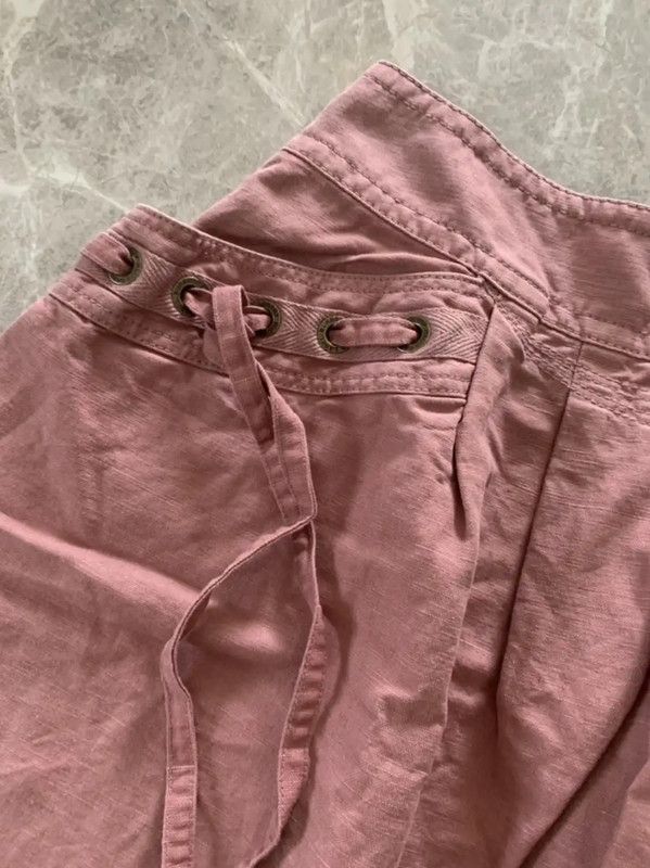 Burberry Burberry Pink Cotton Women's Mini Skirt Size 23" - 5 Thumbnail