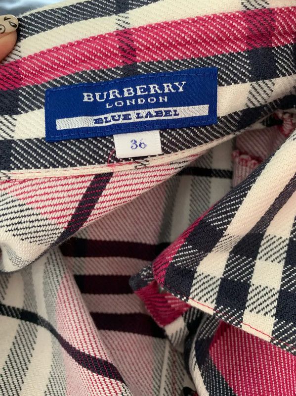 Burberry Burberry Pink Cotton Short-Sleeve Shirt Size S / US 4 / IT 40 - 6 Thumbnail