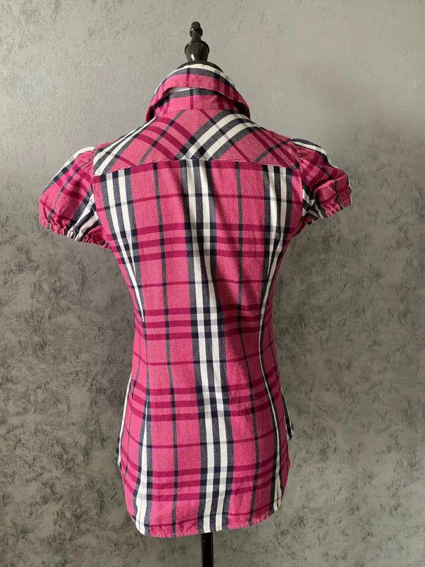 Burberry Burberry Pink Cotton Short-Sleeve Shirt Size S / US 4 / IT 40 - 5 Thumbnail