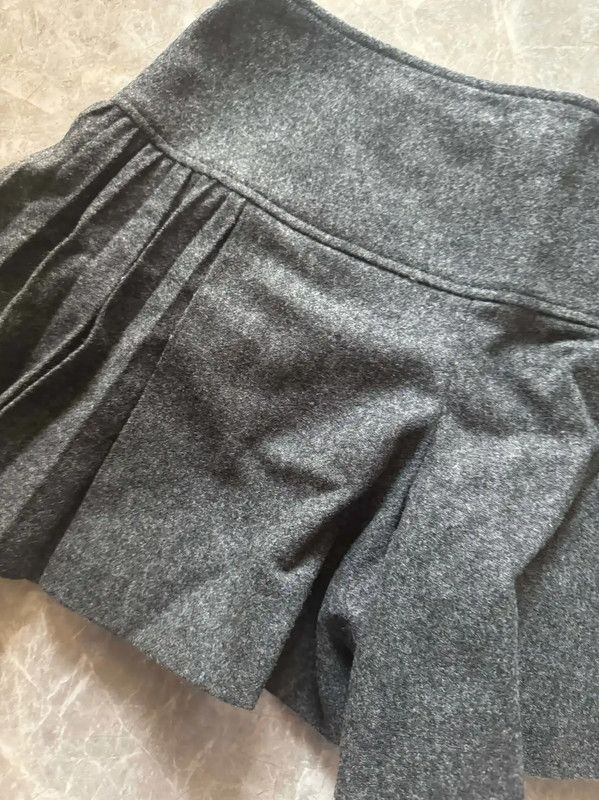 Burberry Burberry Grey Wool-Blend Women's Shorts Size 23" - 5 Thumbnail