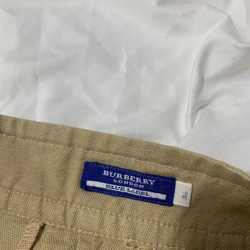 Burberry Burberry Khaki Cotton Mini Skirt S Size Size 23" - 6 Thumbnail