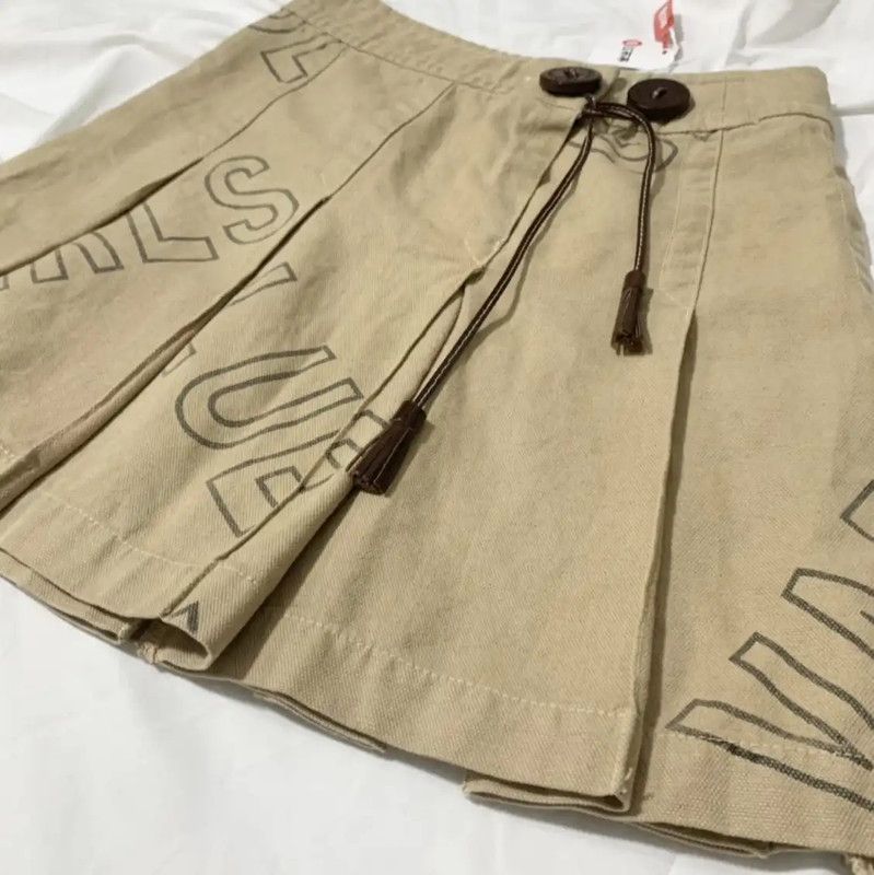 Burberry Burberry Khaki Cotton Mini Skirt S Size Size 23" - 4 Thumbnail
