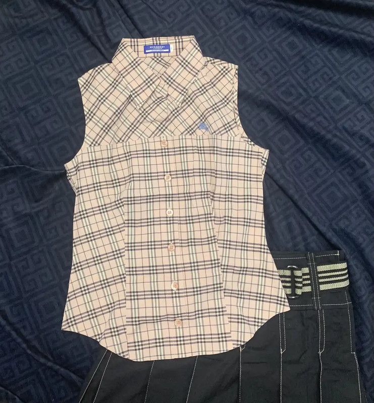Burberry Burberry Pink Cotton Midi-Length Shirt Size M / US 6-8 / IT 42-44 - 2 Thumbnail