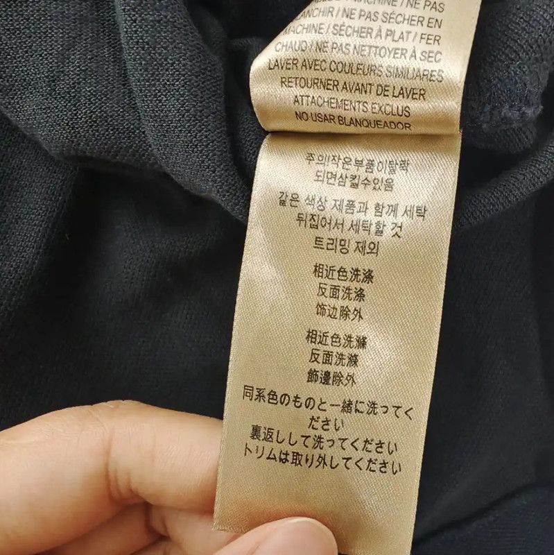 Burberry Burberry Black Cotton Women's T-Shirt in XXL Size XXL / US 16-18 / IT 52-54 - 7 Thumbnail