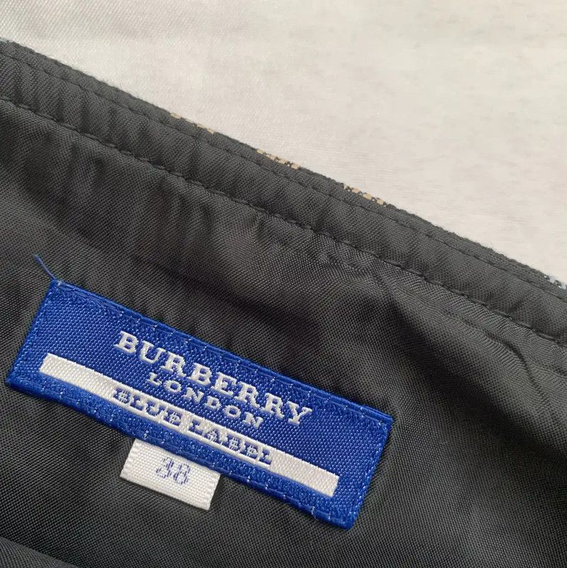 Burberry Burberry M Size Navy Plaid Skirt Size 27" / US 4 / IT 40 - 3 Thumbnail