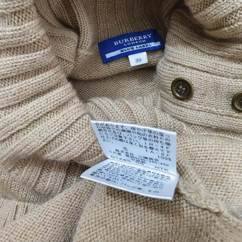 Burberry Burberry Winter Khaki Wool Pullover Sweater Size M / US 6-8 / IT 42-44 - 5 Thumbnail