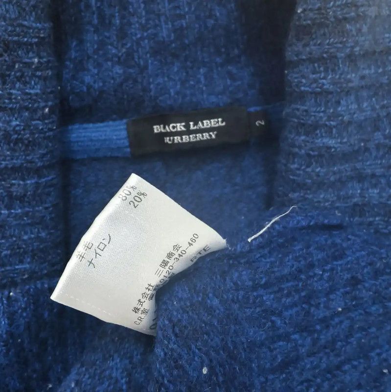 Burberry Burberry Blue Wool Long Sleeve Cardigan Size M / US 6-8 / IT 42-44 - 6 Thumbnail