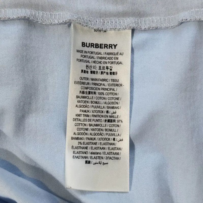 Burberry Burberry Light Blue Women's T-Shirt with Horse Print Size S / US 4 / IT 40 - 4 Thumbnail