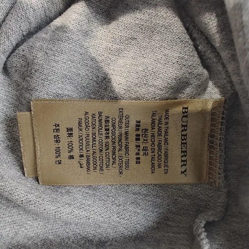 Burberry Burberry Gray Cotton Women's T-Shirt Size S / US 4 / IT 40 - 5 Thumbnail