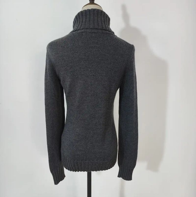 Burberry Burberry Gray Wool Long Sleeve Sweater Size M / US 6-8 / IT 42-44 - 4 Thumbnail