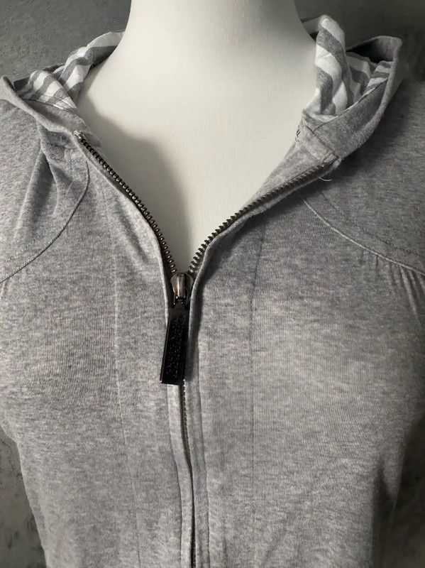 Burberry Burberry Gray Cotton Short Sleeve Hoodie Dress Size M / US 6-8 / IT 42-44 - 6 Thumbnail