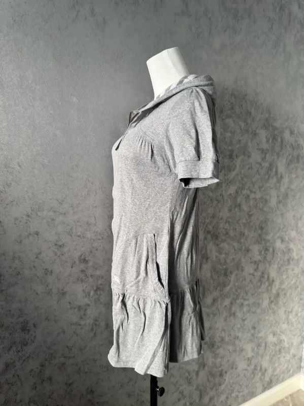 Burberry Burberry Gray Cotton Short Sleeve Hoodie Dress Size M / US 6-8 / IT 42-44 - 8 Thumbnail