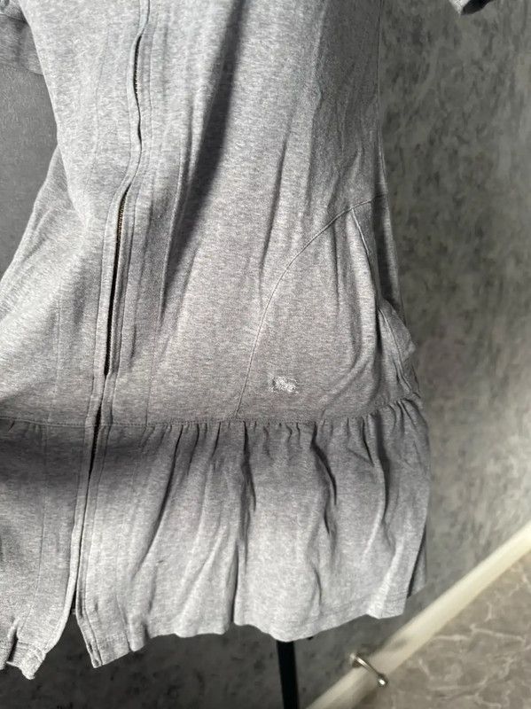 Burberry Burberry Gray Cotton Short Sleeve Hoodie Dress Size M / US 6-8 / IT 42-44 - 2 Thumbnail