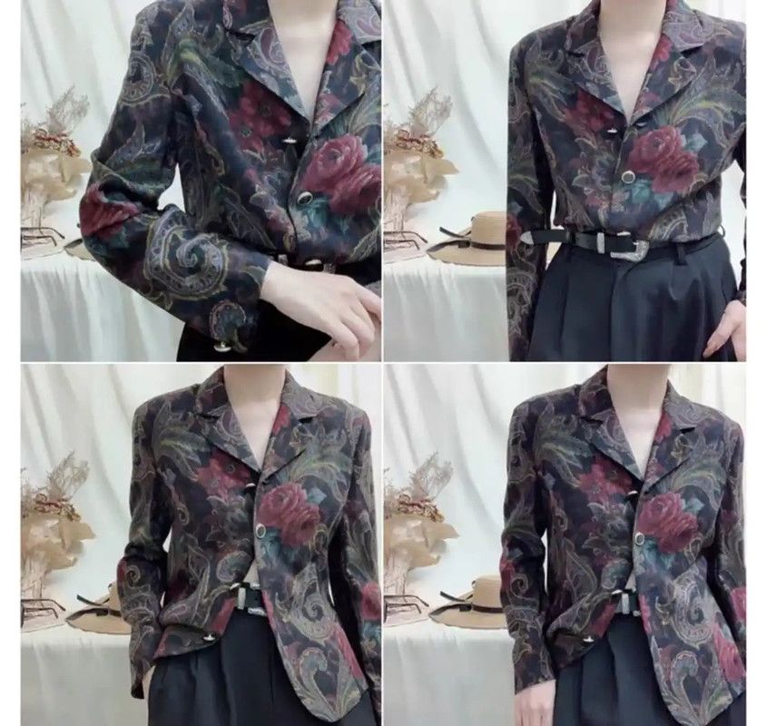 Burberry Burberry Multicolor Wool Women's Top Size M / US 6-8 / IT 42-44 - 9 Thumbnail