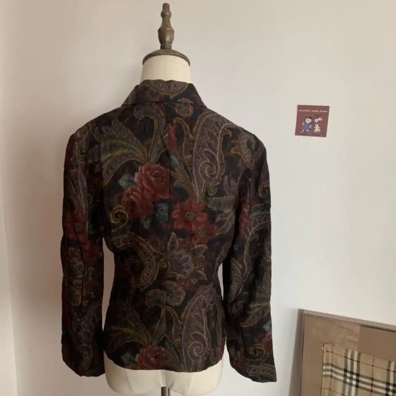Burberry Burberry Multicolor Wool Women's Top Size M / US 6-8 / IT 42-44 - 6 Thumbnail