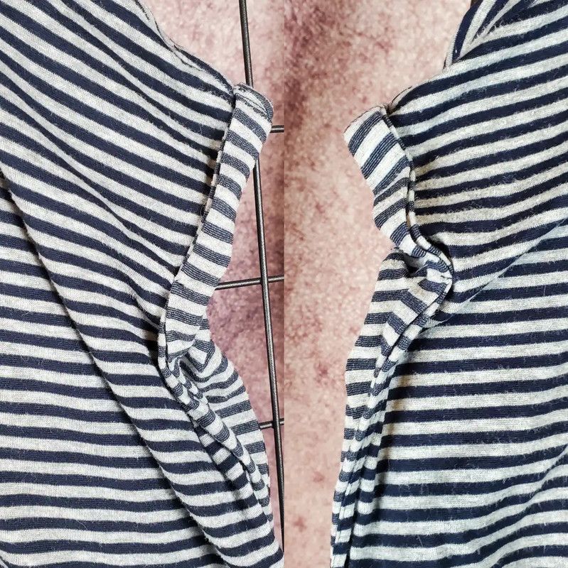 Burberry Burberry Summer Blue Striped T-Shirt Size M / US 6-8 / IT 42-44 - 6 Thumbnail