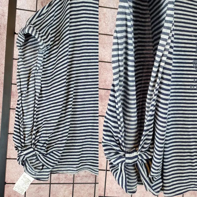 Burberry Burberry Summer Blue Striped T-Shirt Size M / US 6-8 / IT 42-44 - 5 Thumbnail