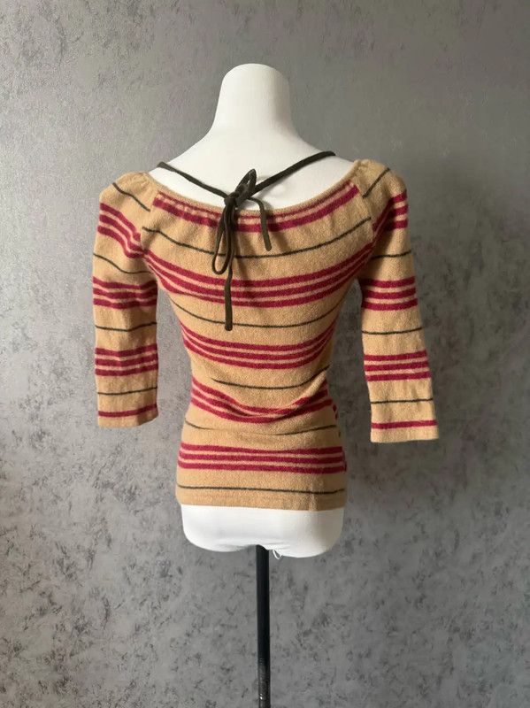 Burberry Burberry Color Block Wool Long Sleeve Top Size M / US 6-8 / IT 42-44 - 4 Thumbnail