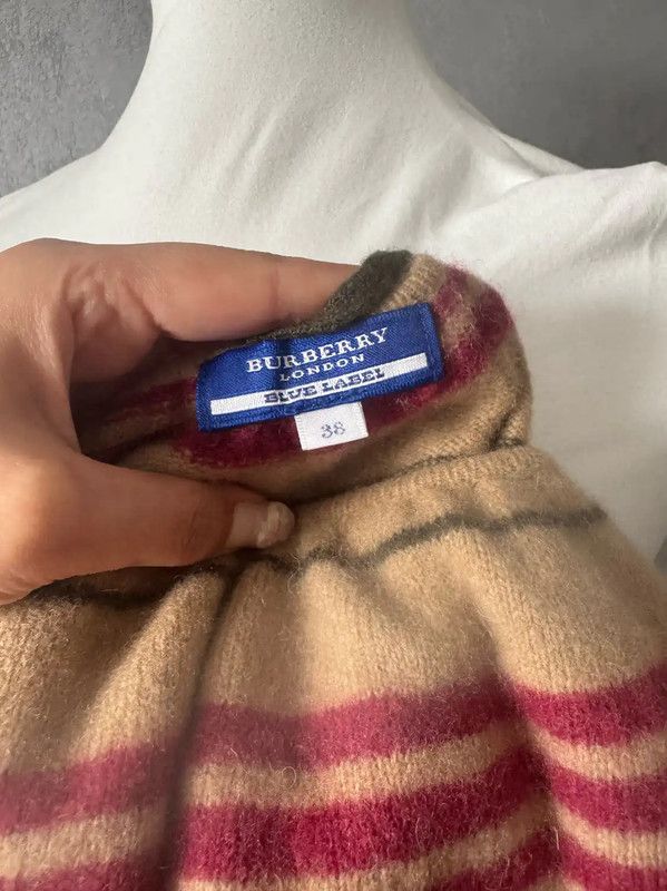 Burberry Burberry Color Block Wool Long Sleeve Top Size M / US 6-8 / IT 42-44 - 6 Thumbnail