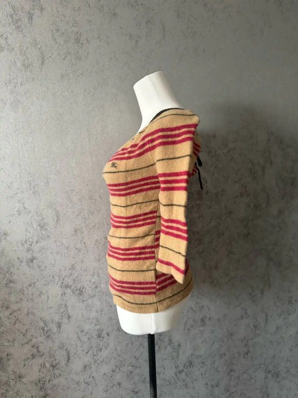 Burberry Burberry Color Block Wool Long Sleeve Top Size M / US 6-8 / IT 42-44 - 3 Thumbnail