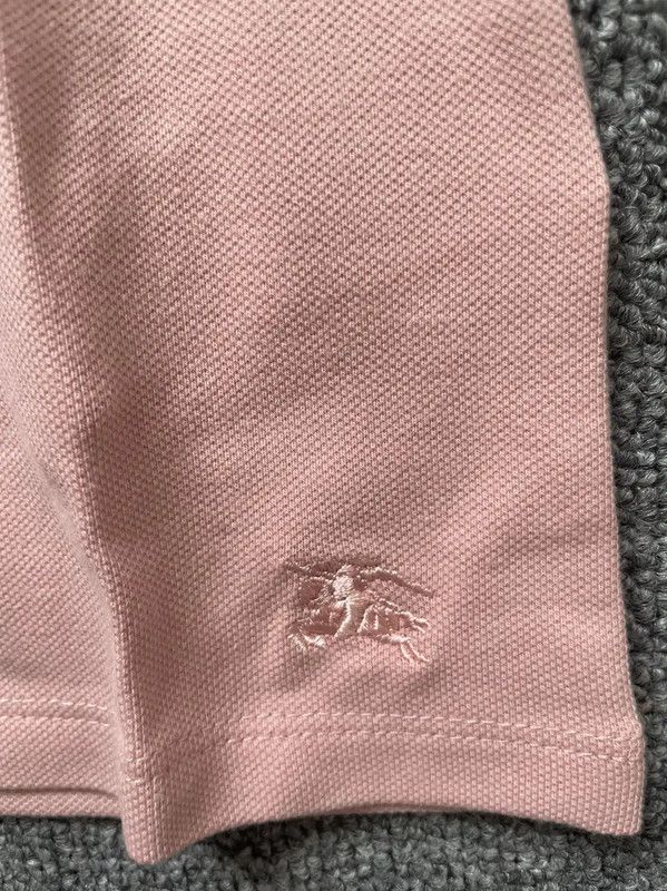 Burberry Burberry Pink Cotton Women's Polo Shirt Size XS / US 0-2 / IT 36-38 - 6 Thumbnail
