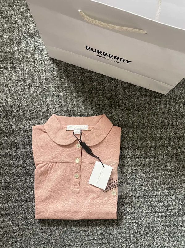 Burberry Burberry Pink Cotton Women's Polo Shirt Size XS / US 0-2 / IT 36-38 - 3 Thumbnail