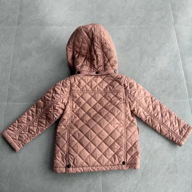 Burberry Burberry Women's Pink Quilted Cotton Jacket Size XS / US 0-2 / IT 36-38 - 2 Thumbnail