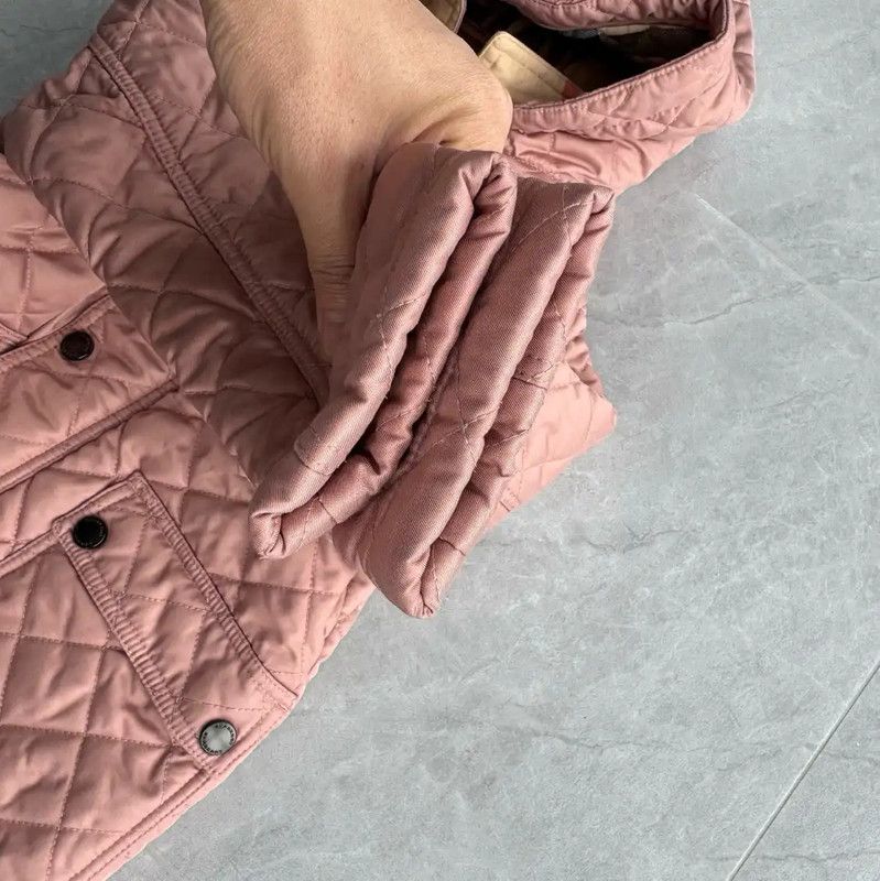 Burberry Burberry Women's Pink Quilted Cotton Jacket Size XS / US 0-2 / IT 36-38 - 7 Thumbnail