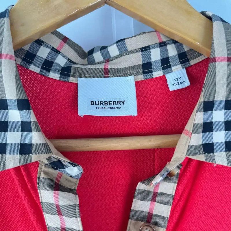 Burberry Burberry Summer Red Short Sleeve Dress Size XS / US 0-2 / IT 36-38 - 5 Thumbnail