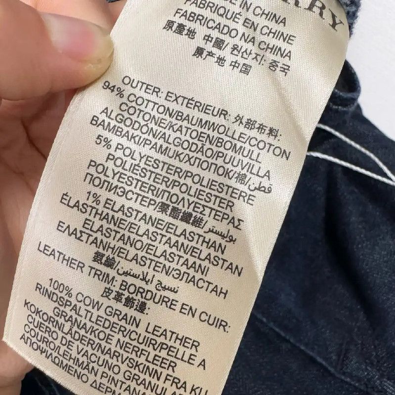 Burberry Burberry XS Dark Blue Women's Casual Pants Size 23" - 5 Thumbnail