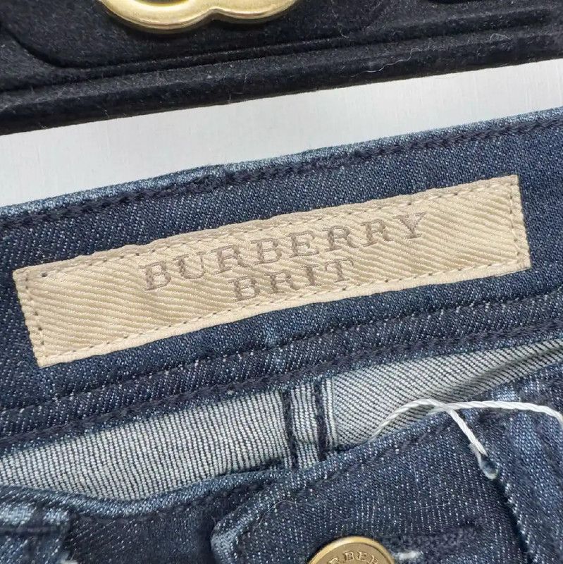 Burberry Burberry XS Dark Blue Women's Casual Pants Size 23" - 2 Thumbnail