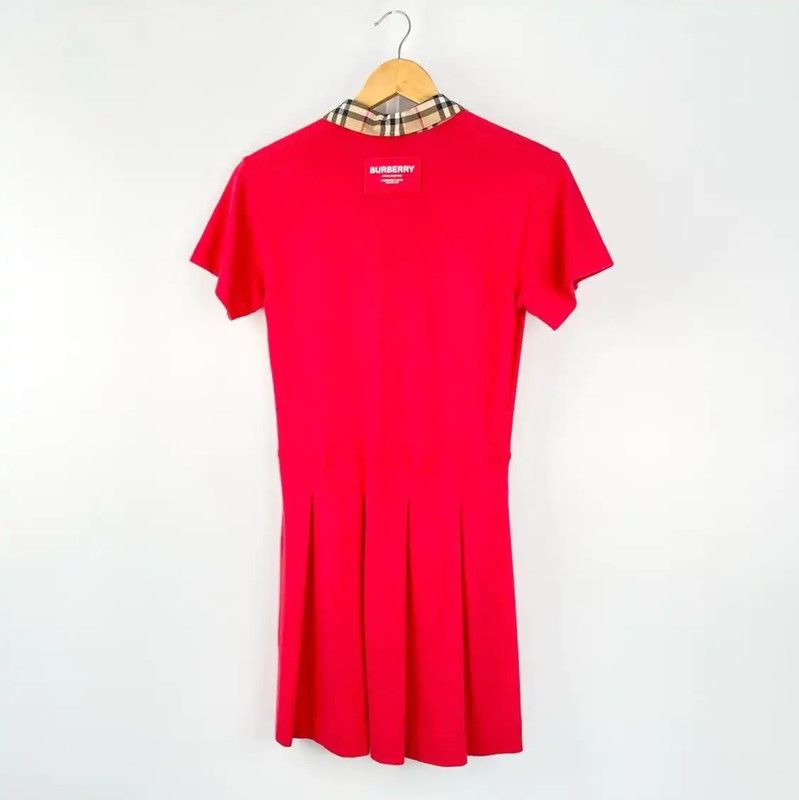 Burberry Burberry Summer Red Short Sleeve Dress Size XS / US 0-2 / IT 36-38 - 2 Thumbnail